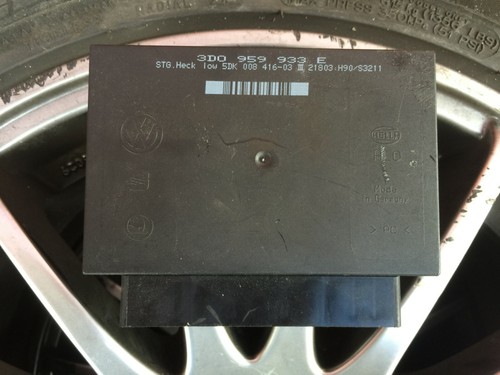 VW Phaeton 3D Touareg ECU Komfortsteuergerät Steuergerät Heck ZV 3D0959933E