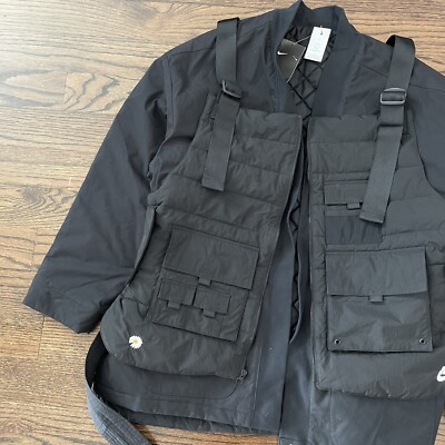 NWT Nike x PEACEMINUSONE NRG G-Dragon 2+1 Jacket Kimono Vest NWT Nike x PEACEMINUSONE NRG G-Dragon 2+1 Jacket Kimono Vest