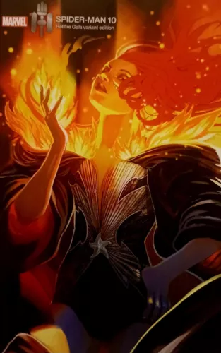 SPIDER-MAN (#10) STEPHANIE HANS HELLFIRE GALA VARIANT MAXED OUT CONCLUSION 