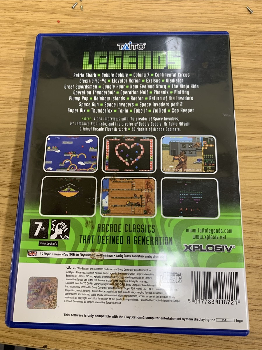 SONY PLAYSTATION PS2 - Taito Legends 2 - PAL EUR 34,99 - FR