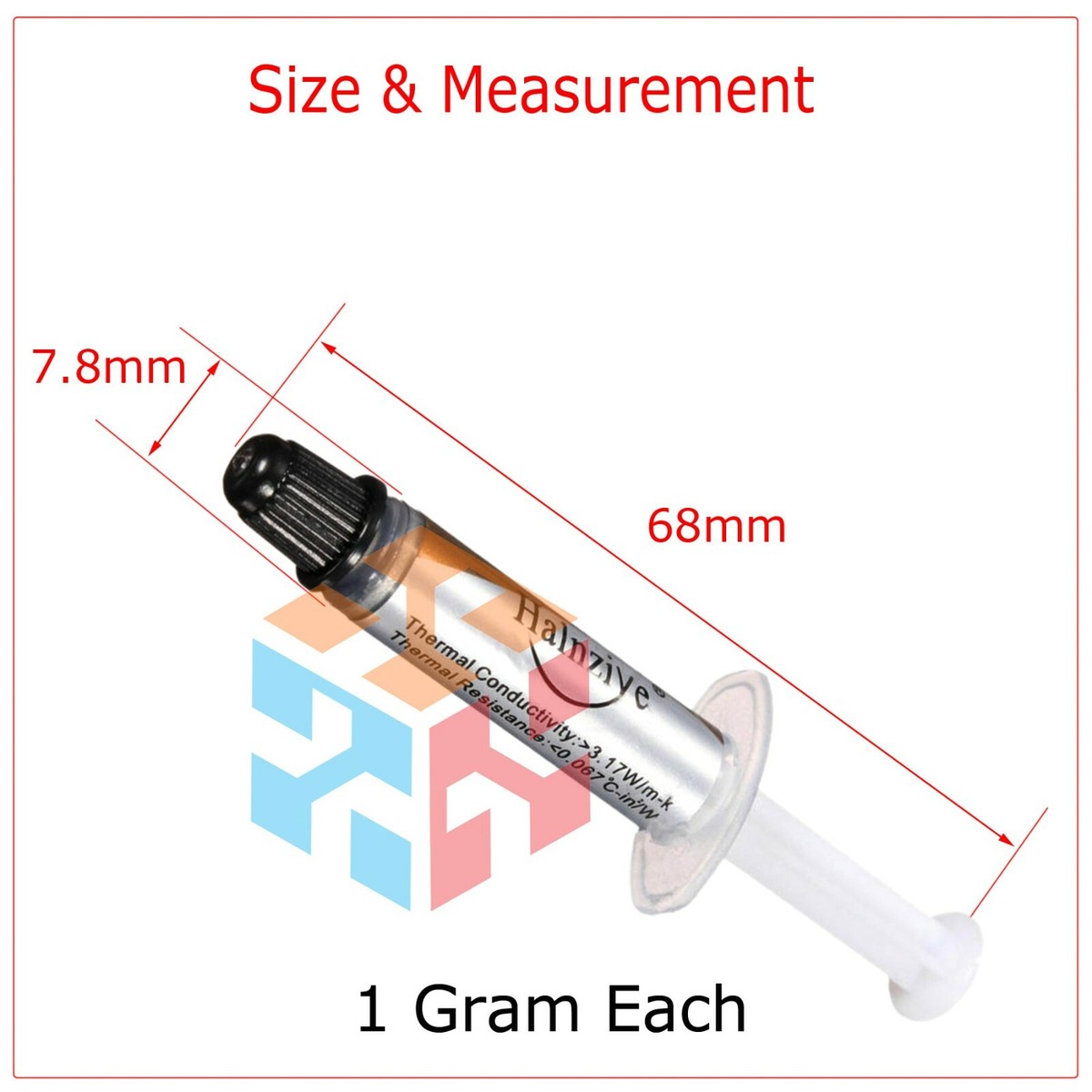 3-Pack High Performance Silver Thermal Paste Grease For CPU & GPU - Syringe Application