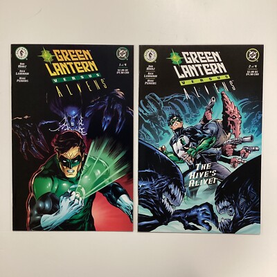 Green Lantern Versus Aliens #1-4 2000 Sehr guter Erhaltungszustand/NM Komplettsatz