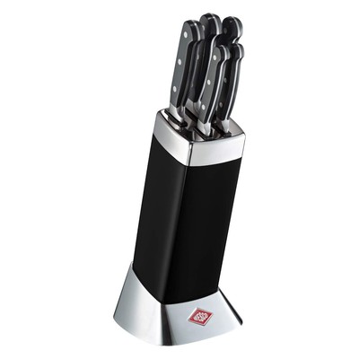 WESCO Classic Knife Block Set Black Size: 14 x 19 x 29.5 cm 322711-62