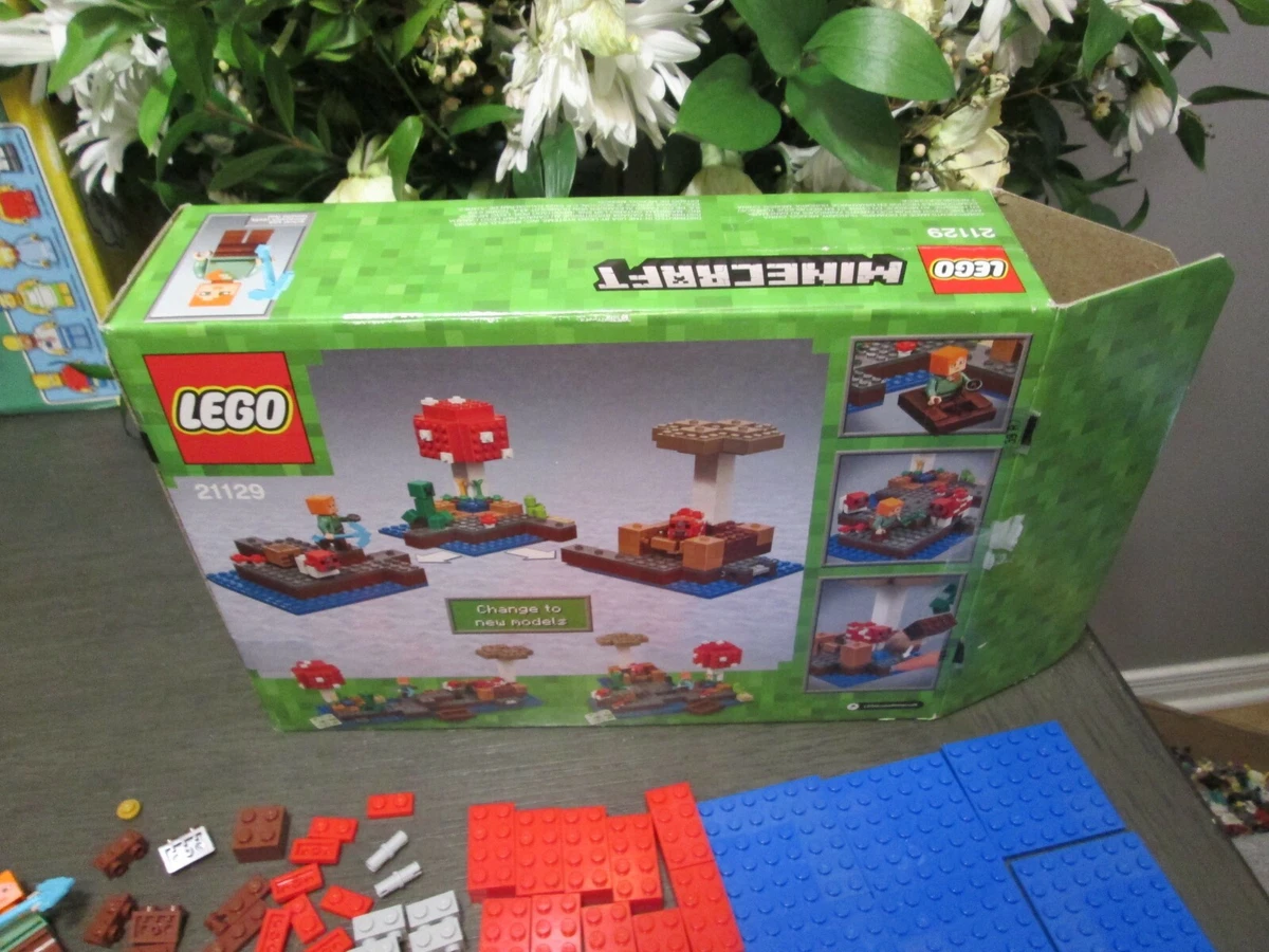 Lego Minecraft The Mushroom Island 21129 99.9 complete eBay