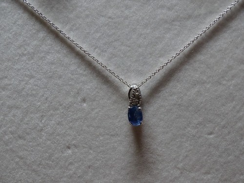 Himalayan Kyanite, C. Zircon 3 PIECE SET in Platinum 925 SS SZ 5 TGW 4.17 cts. - Picture 5 of 10