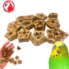 Bonka Bird Toys 3893 Pk12 Mahogany Sliced Pods Foot Talon Craft Part Bird Toys