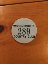 Vintage Golf Caddy Badge - Wodenschiere Country Club