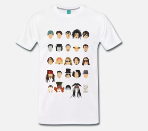 T-Shirt Shirt Johnny Depp Actor Characters Hollywood - 1-S-M-L - XL | eBay