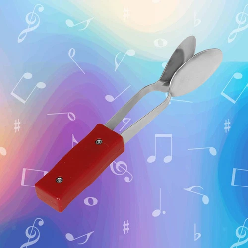 Musical Spoon for Beginner Folk Percussion Instrument for Holiday Party - Picture 5 of 8