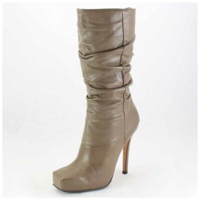 Buffalo Plateau Stiefel 37 High Heels Stiefeletten mit Raffung