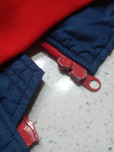 Vintage Levi's Down Puffer Jacket/Vest 2-in-1 Elastic Waist size 14 - Picture 10 of 12