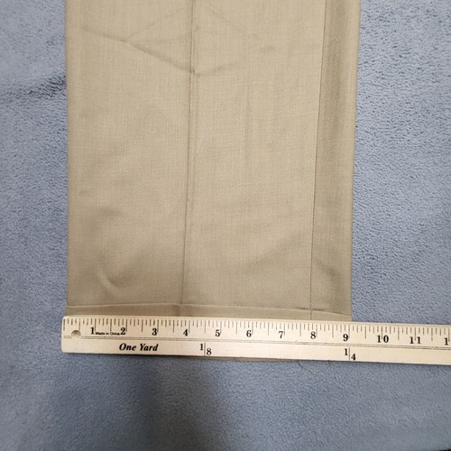 NWT Lauren Ralph Lauren Pants Mens 33x34 Tan Wool Dress Straight Leg Cuffed - Picture 9 of 13