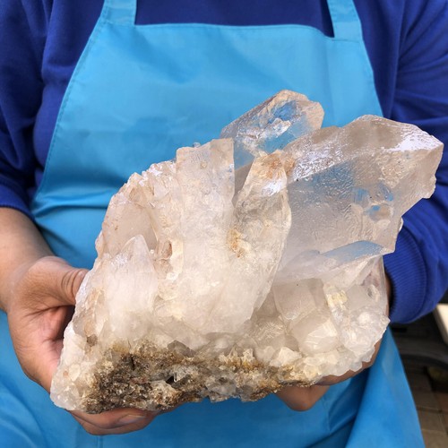 6.44 Natural rare white water crystal cluster backbone mineral specimen - Picture 8 of 12