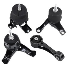 4-Piece Engine Motor and Transmission Mount Kit Black 2011-2014 Sienna 3.5L V6