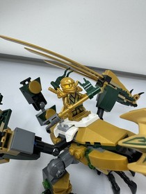 Used LEGO NINJAGO The Golden Dragon 70503 2013 Retired Incomplete Golden Ninja