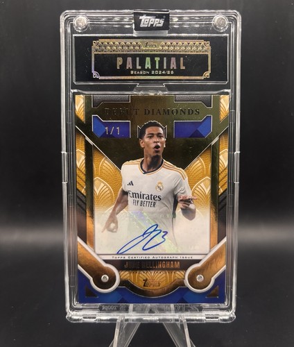 JUDE BELLINGHAM | DEBUT DIAMONDS |  1/1  AUTO| 24-25 TOPPS PALATIAL REAL MADRID
