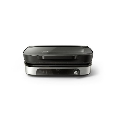 Philips HD6212/90 Tischgrill, 2400 W - Schwarz/Silber