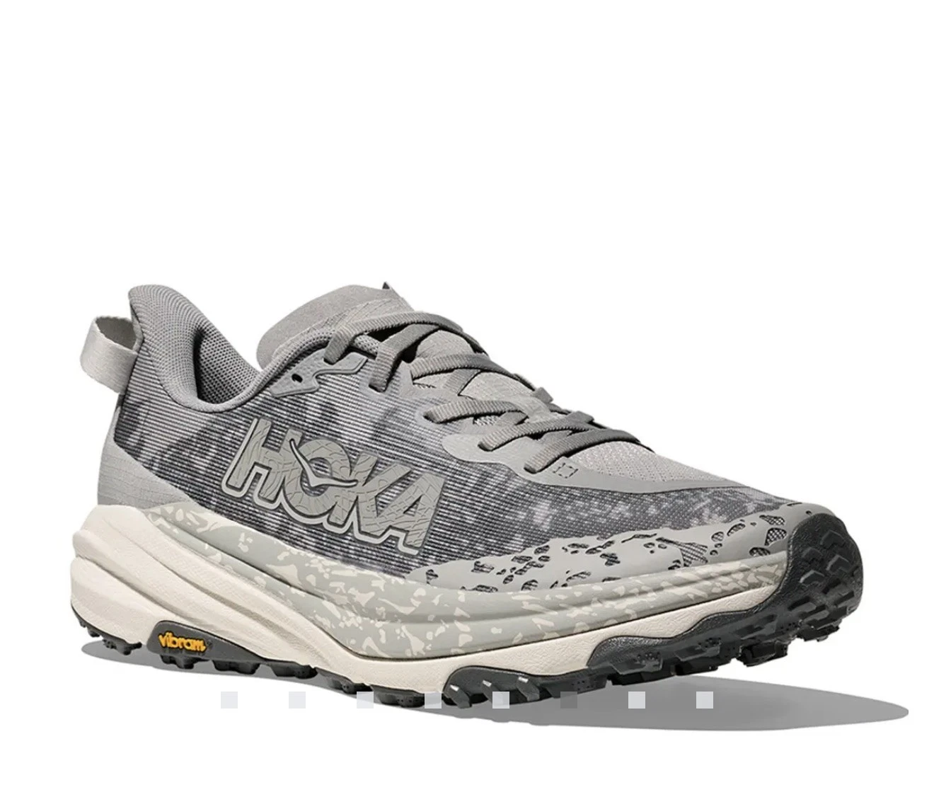 UK 9 Hoka Speedgoat 6 Mens Running Shoe Trail Stellar Grey Brand New RRP £140
Opens in a new window