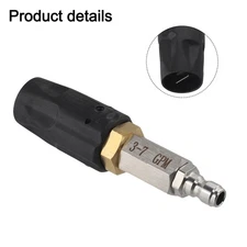 0-60° Spray Nozzle Adjustable Nozzle Outdoor Cleaning Extended Reach Capability