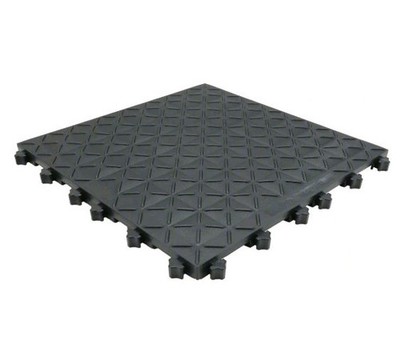 ERGO ADVANTAGE Interlocking Antifatigue Mat Tile, 18 in x 18 In 10 Pk 33VL83 A1B