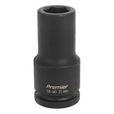 Sealey Is3421D Impact Socket 21Mm Deep 3/4In Sq Drive