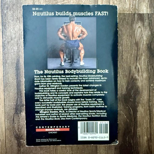 Le livre de musculation Nautilus édition révisée Ellington Darden 1986 vintage - Photo 5/6