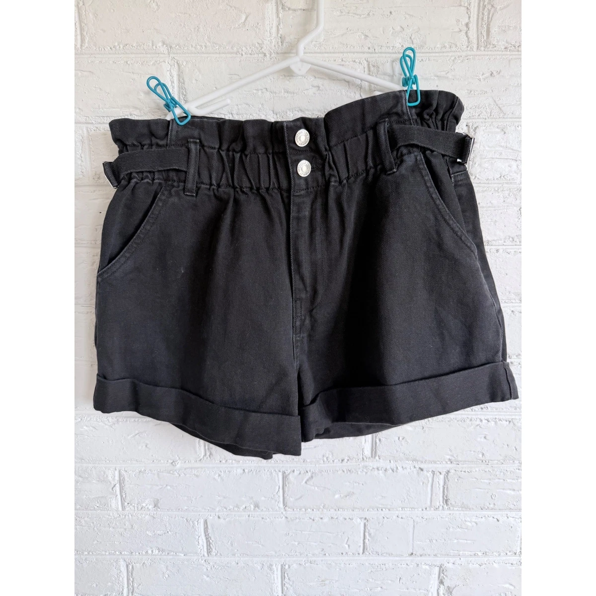 Short Hot Pants Femme Forever 21 - Noir Coton/élasthanne - Taille 28 Pouces (L3) - Occasion