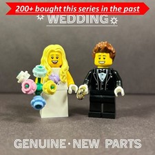 LEGO Wedding minifigures bride and groom B-2-9