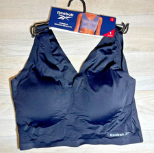 Reebok Sports Women Bonded Bralette Amina Bra Cold Grey and Black   XS,S,M,L