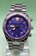 Luxury Versace Chronograph Date Indicator Quartz Analog Men's Wrist Watch