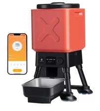 Automatic Dog Feeder for Large Dogs, 14L Capacity, Remote Feeding, Anti-Blockage