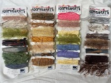 vintage LOT EK Success Adornaments Fun Fibers Scrapbook RIBBON 4 packs
