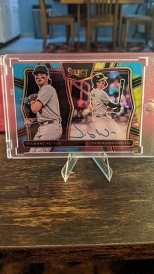 2025 Panini Select - Diamond Action Signatures Jacob Wilson Tie-dye Prizm 17/25
