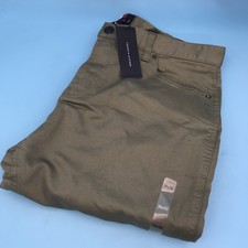 Tommy Hilfiger Mens Th Flex Chino Pants Olive Size 36x32 Brand New