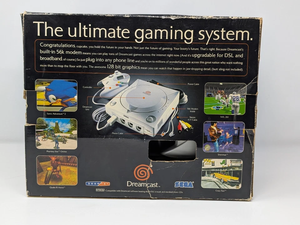 SEGA Dreamcast Console W/ OEm Controller, Cables & VMU - In Box - Image 2 of 4