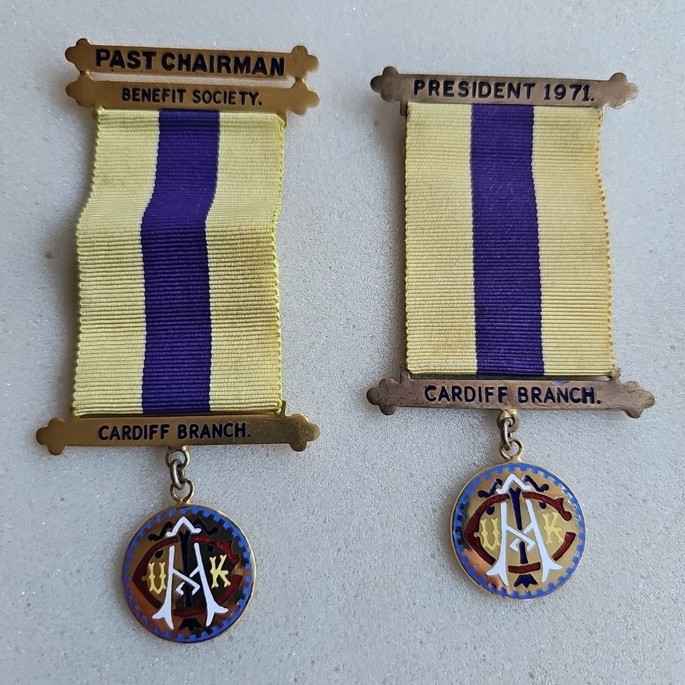 Commercial Travellers Association Enamel Jewel Medals President Chairman 60s/70s - Image 2 of 4
