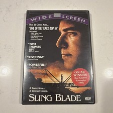 Sling Blade (DVD, 1996) Billy Bob Thornton John Ritter U.S. Issue W/ Insert OOP Sling Blade (DVD, 1996) Billy Bob Thornton John Ritter U.S. Issue W/ Insert OOP