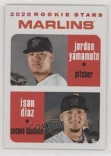 2020 Topps Heritage Rookie Stars White /50 Jordan Yamamoto Isan Diaz #369 1u6