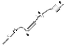 Exhaust System Resonator Pipe Muffler Tail Pipe Fits Ford Focus Sedan 2000-2007