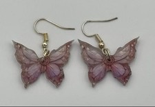 Colorful Butterfly Design Earrings D 