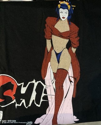 Shi, By Tucci  (comic)  Rare  1996 Vintage Men s Black TShirt - New. Size Large