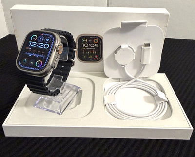 Apple Watch Ultra 2 [GPS + Cellular, 49mm] Natural Titanium 97% Battery