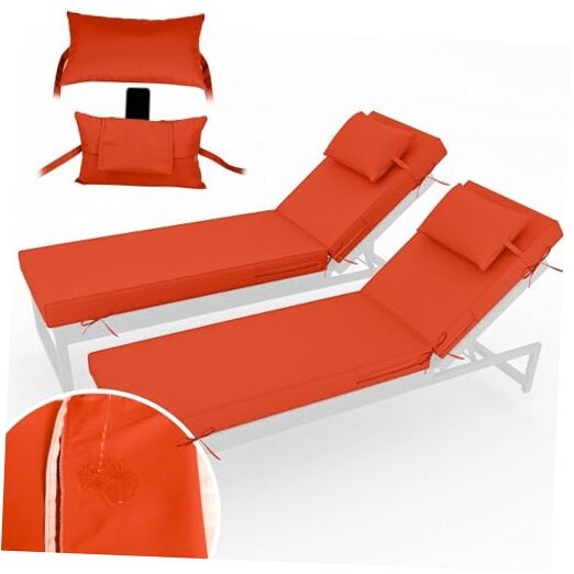 Chaise Lounge Cushions Outdoor Set of Lounge 72