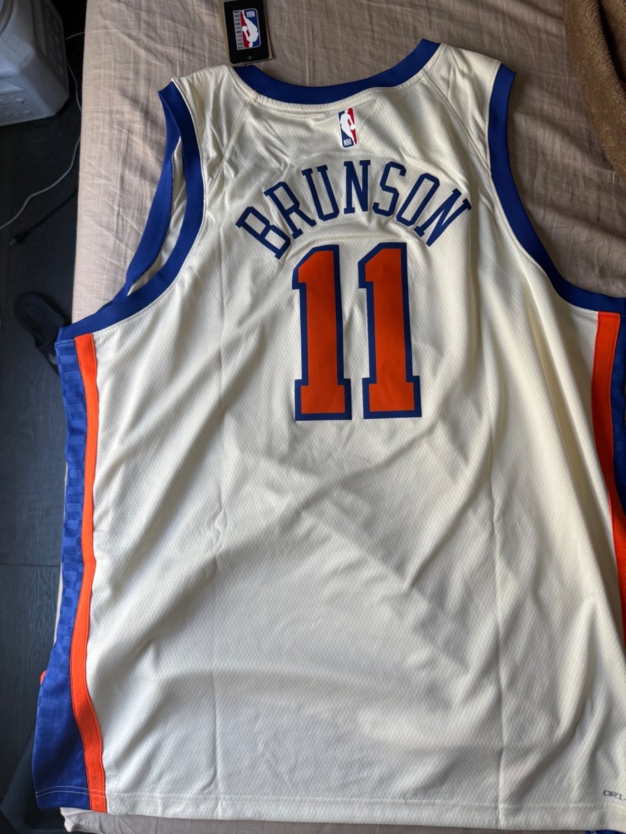 Nike NYC Knicks Jalen Brunson Icon Edition Jersey Size 3XL HM5989