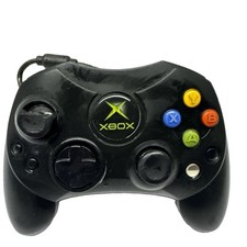 OEM Original Xbox Controller S Type + Breakaway Cable OG Tested & Working *stick