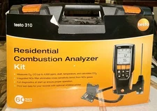 Testo 310 Combustion Analyzer Kit With Printer HVAC CO O2 Temp Draft ISA