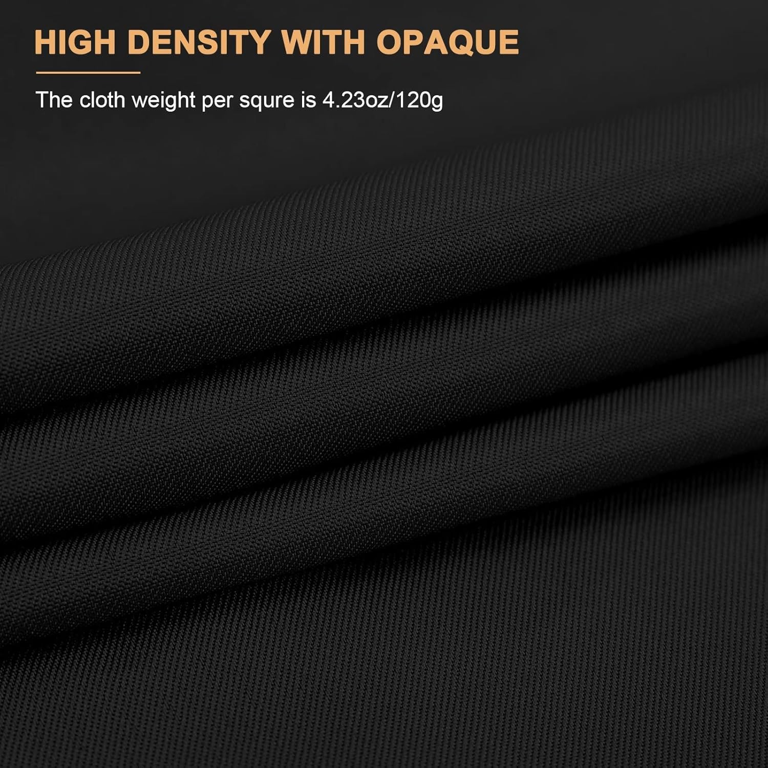 Aimosen 10 x 7 FT Black Backdrop Background for Photography, 7 X 10 FT, 