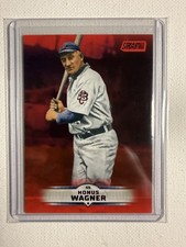 2025 Topps Stadium Club Red 195 Honus Wagner Pittsburgh Pirates