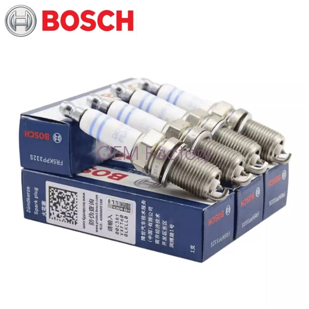 101905631B 2008-2014 For VW Tiguan Jetta GLI 2.0TSI 4 OEM BOSCH Spark Plugs