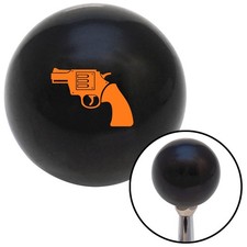 Orange Gun Black Shift Knob W M16x1.5 Insert Shifter Auto Manual Custom Brody Orange Gun Black Shift Knob W M16x1.5 Insert Shifter Auto Manual Custom Brody